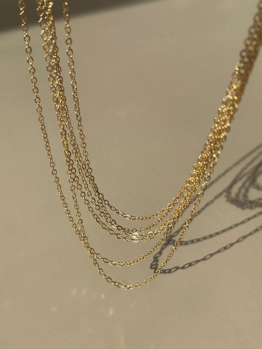 14K Gold Filled Cable Chain