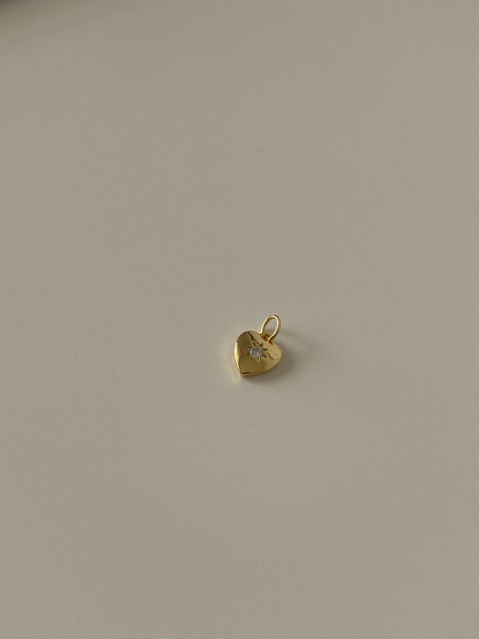 24K Gold Filled Heart Pendant