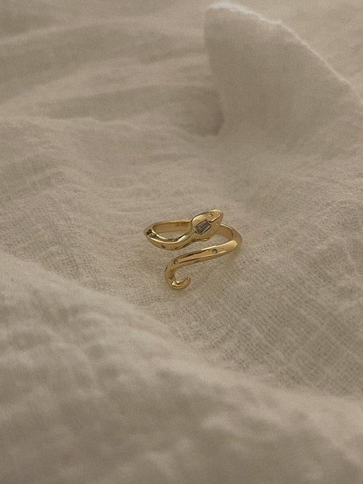 24K Gold Filled Snake Ring