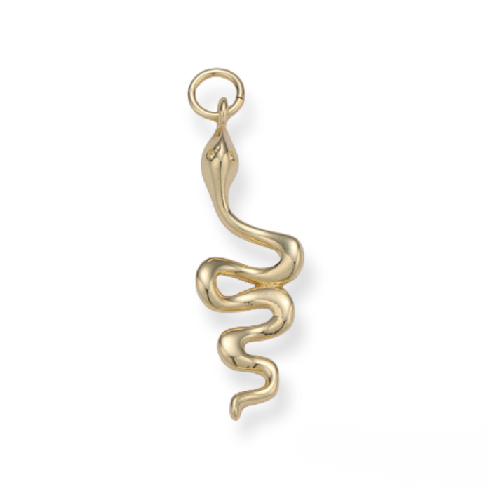 24k Gold Filled Snake Charm